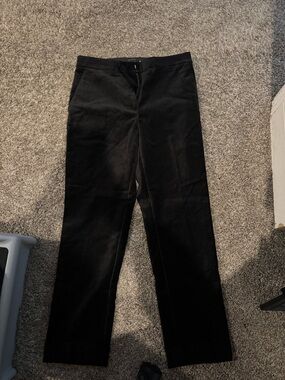 Ann Taylor Black Cropped Ankle Pants